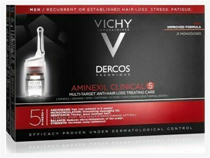 Dercos Technique Aminexil Clinical 5 Αμπούλες Μαλλιών κατά της Τριχόπτωσης για Άνδρες 21x6ml Vichy από το Pharm24