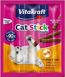 Vitakraft Cat Mini Λιχουδιές σε Stick Γάτας με Γαλοπούλα & Αρνί 3τμχ από το Plus4u