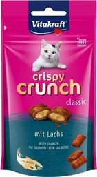 Vitakraft Crispy Crunch Λιχουδιές Σνακ Γάτας με Σολομό 60gr