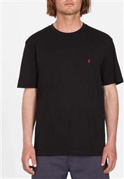 Volcom Blanks Ανδρικό T-shirt Μαύρο Μονόχρωμο από το Zakcret Sports