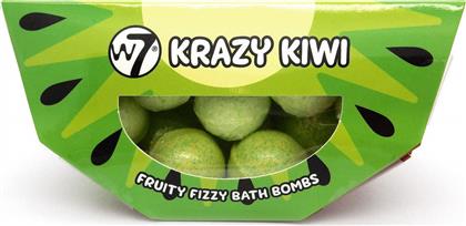 W7 Cosmetics Άλατα Μπάνιου Bath Bombs με Άρωμα Krazy Kiwi 10x10gr 100gr από το Plus4u