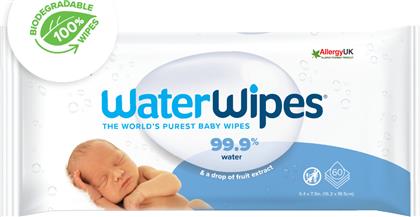 WaterWipes Μωρομάντηλα με 99% Νερό, χωρίς Άρωμα 60τμχ από το Toyscenter