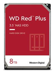 Red Plus 8TB HDD Σκληρός Δίσκος 3.5'' SATA III με 128MB Cache για NAS / Server Western Digital από το e-shop