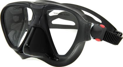 XDive Μάσκα Θαλάσσης Σιλικόνης Faro σε Μαύρο χρώμα από το Esmarket