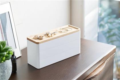 Yamazaki Μπιζουτιέρα Κουτί Μεταλλική Λευκή από το Designdrops