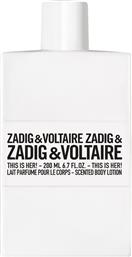 Zadig & Voltaire This Is Her Body Lotion 200ml από το Notos